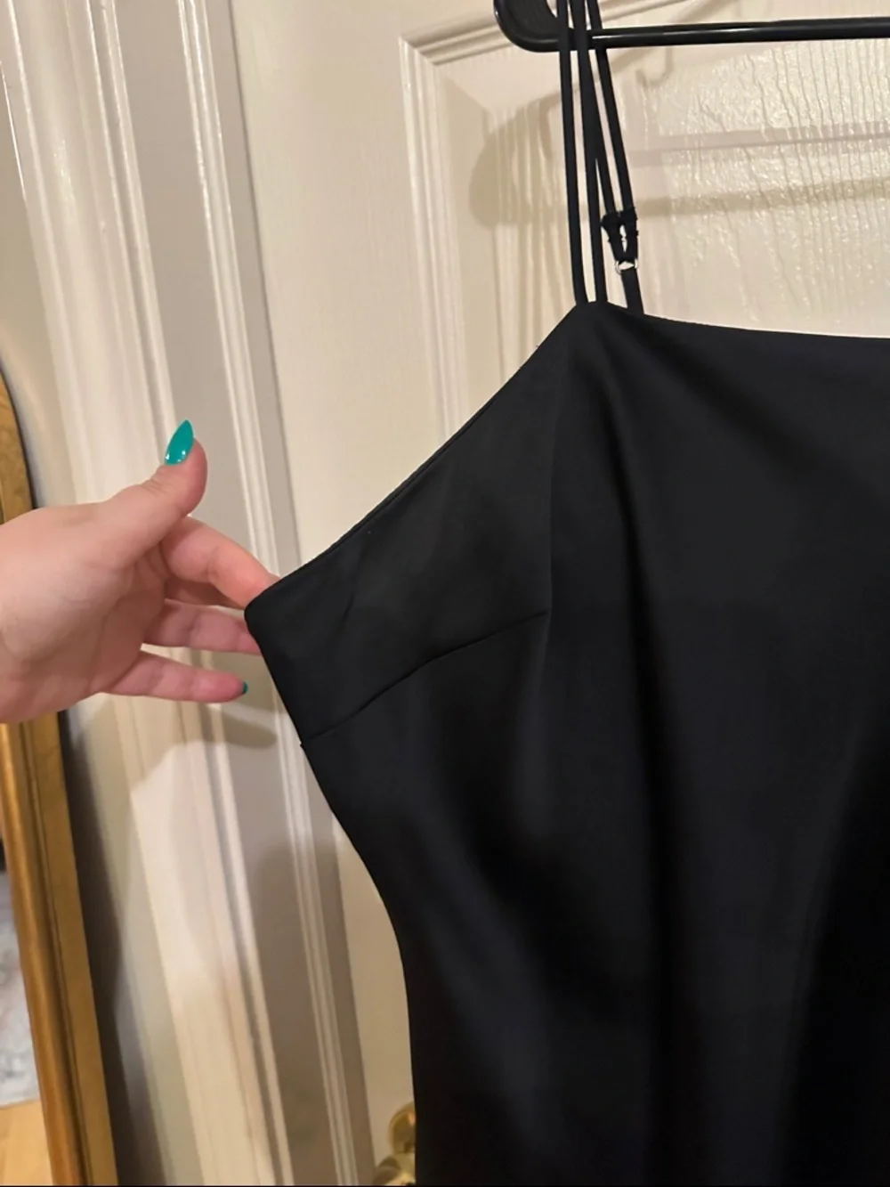 Abercrombie & Fitch Cowl Neck Double Strap Slip Dress